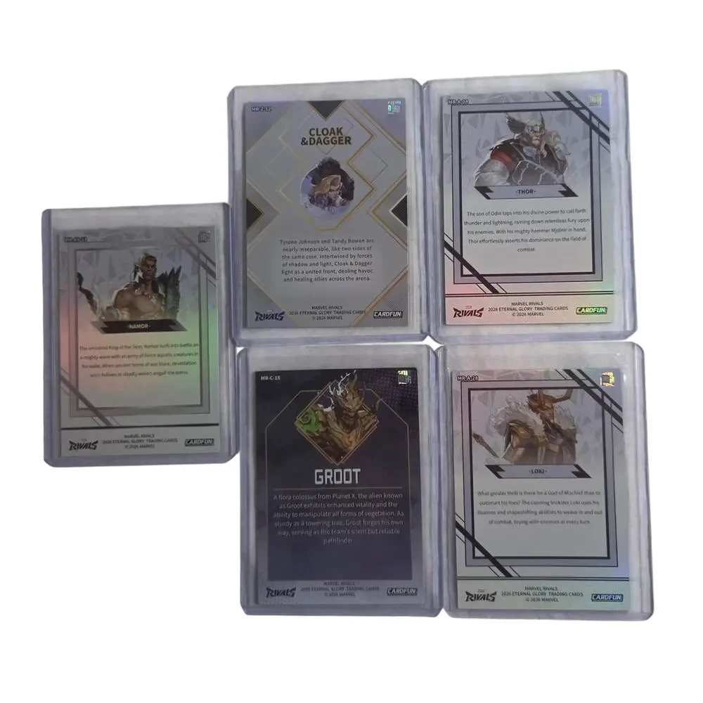 Marvel Rivals Eternal Glory Trading Card Lot Of 5 2026 NM